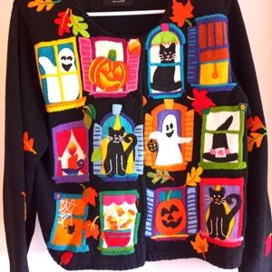 Michael Simon Halloween Cardigan Sweater